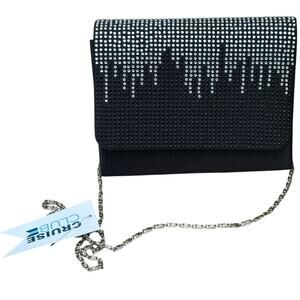 Black Crystal Cruise Club Purse